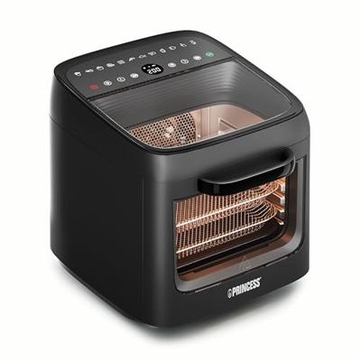 Princess 01.182494.01.001 Airfryer 12.6 l Anti-aanbaklaag, Digitale timer, Controlelampje Zwart