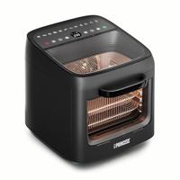 Princess 01.182494.01.001 Airfryer 12.6 l Anti-aanbaklaag, Digitale timer, Controlelampje Zwart - thumbnail
