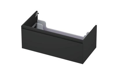 Onderkast INK 1 lade greeploos gelakt 45gr 90 cm x 45 cm x 35 cm Mat antraciet 1240121