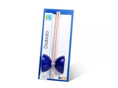 BS Toys diabolo met stokken blauw BS Toys diabolo met stokken blauw