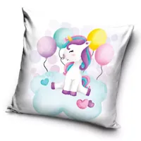 Unicorn kussen Balloons 40 x 40 cm - thumbnail