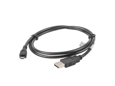 Lanberg CA-USBM-10CC-0010-BK USB-kabel USB 2.0 1 m Micro-USB B USB A Zwart - thumbnail