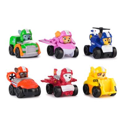 Paw Patrol Air Rescue Pup Squad Racers 6 Stuks Paw Patrol Air Rescue Pup Squad Racers 6 Stuks