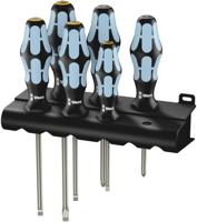 Wera 3334/3355/6 Schroevendraaier-set, RVS + houder, 6 -delig - 1 stuk(s) - 05032061001 - thumbnail