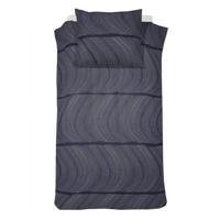 Damai Ocean Dekbedovertrek - 1-persoons (140x200/220 Cm + 1 Sloop) - Katoen Satijn - Indigo - thumbnail