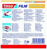 Tesafilm dubbelzijdige tape, ft 33 m x 19 mm - thumbnail