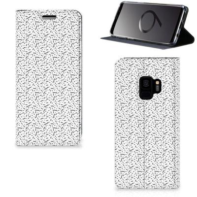 Samsung Galaxy S9 | Hoesje met Magneet | Stripes Dots Samsung Galaxy S9 | Hoesje met Magneet | Stripes Dots