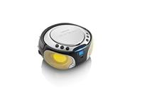 Lenco scd-550 draagbare radio/cd speler zilver - thumbnail