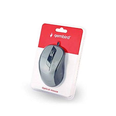 6-knops optische muis, USB, zwart/antraciet