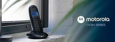 Draadloze telefoon Motorola 107C1001CB+ Zwart - thumbnail