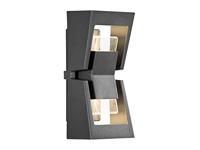 KonstSmide Design muurlampPotenza 2-lichts antraciet - 7971-370 - thumbnail