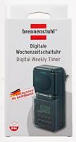 Brennenstuhl 1506706 Stopcontact-schakelklok Digitaal Weekprogramma IP44 AAN/UIT-programma, Zomer- en wintertijd omzetten, Toevalsfunctie - thumbnail