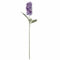 Kunstbloem Matthiola paars 56 cm | 24 stuks - thumbnail