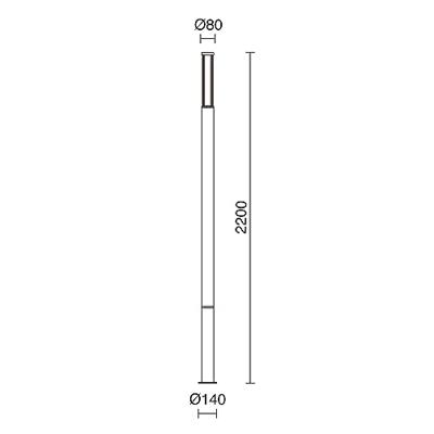 Franssen LantaarnFinmotion 200cm - 388481