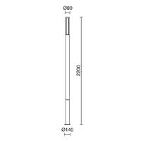 Franssen LantaarnFinmotion 200cm - 388481 - thumbnail