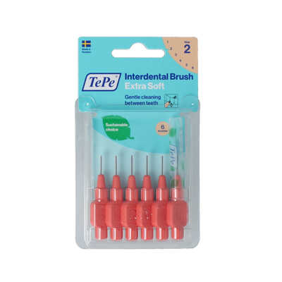 TePe Interdentale Rager Extra Soft Rood 0,5mm