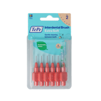 TePe Interdentale Rager Extra Soft Rood 0,5mm - thumbnail