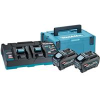 Makita 191u13-9 | startset | xgt dc40rb duolader + 2 x accu bl4050f | 40v max | 5.0ah in mbox - 191u13-9 - thumbnail