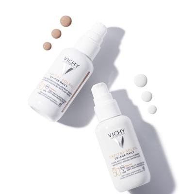 Vichy Capital Soleil Uv-Age Daily Getint Licht SPF50+ 40ml - thumbnail