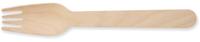 Vork uit hout, gecoat, 160 mm, pak van 100 stuks - thumbnail