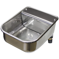 Drinkbak RVS All Animals met vlotter 5 ltr. - thumbnail