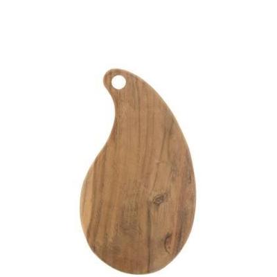 J-Line snijplank Terong Teak - hout - naturel - small J-Line snijplank Terong Teak - hout - naturel - small