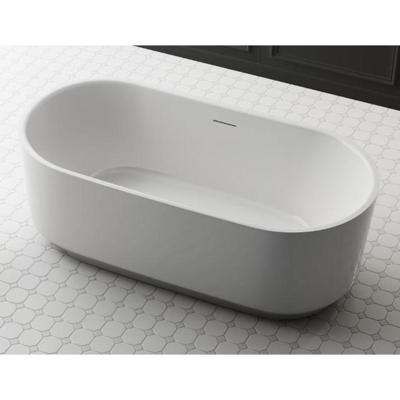 ZEZA Pure vrijstaand bad - 170x80x58cm - acryl - mat wit TW-7311-MW-170 ZEZA Pure vrijstaand bad - 170x80x58cm - acryl - mat wit TW-7311-MW-170