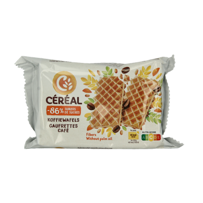 Cereal Koffiewafels minder suiker maltitol 90 Gram Cereal Koffiewafels minder suiker maltitol 90 Gram