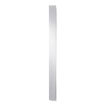 Vasco Beams Mono designradiator aluminium verticaal 1800x150mm 671W - aansluiting 0066 roest bruin (RAL9809) 258015180mb4400