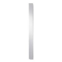 Vasco Beams Mono designradiator aluminium verticaal 1800x150mm 671W - aansluiting 0066 roest bruin (RAL9809) 258015180mb4400 - thumbnail