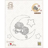 Nellie's Choice • snellen crafts clear stamp lammy in dreamland - thumbnail