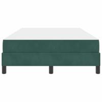 Boxspringbed met matras Donkergroen 120 x 200 cm Fluweel - thumbnail