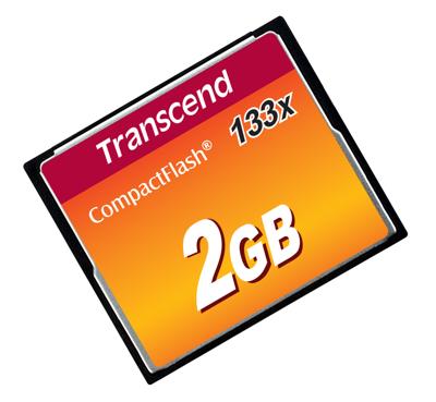 Transcend Standard 133x CF-kaart 2 GB