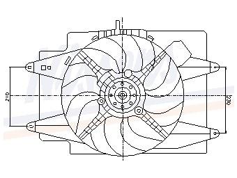 Koelventilator 85105