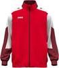JAKO 9870 Geweven Jas Dynamic - Rood/Wit/Donkerrood - S