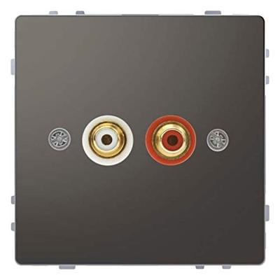 Merten MEG4350-6034 Luidsprekerstekkerdoos System Design Antraciet 1 stuk(s) Merten MEG4350-6034 Luidsprekerstekkerdoos System Design Antraciet 1 stuk(s)