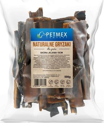 PETMEX Deer skin - traktatie voor hond - 500g
