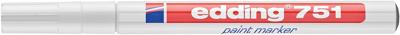 Edding 751 paint marker 4-751049 Lakmarker Wit 1 mm, 2 mm