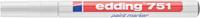 Edding 751 paint marker 4-751049 Lakmarker Wit 1 mm, 2 mm - thumbnail
