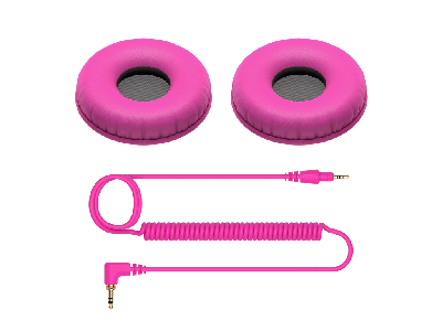 Pioneer DJ HC-CP08-V roze accessoirepack voor HDJ-CUE1 Pioneer DJ HC-CP08-V roze accessoirepack voor HDJ-CUE1