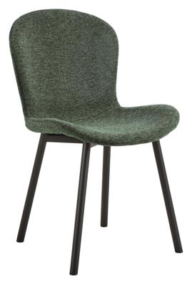 Bendt Eetkamerstoel 'Elani' Geweven stof, kleur Groen