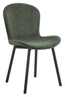 Bendt Eetkamerstoel 'Elani' Geweven stof, kleur Groen - thumbnail