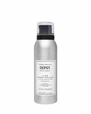 DEPOT NO. 210 TEMPORARY COLOUR MOUSSE anthracite 100ML