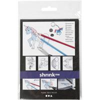 Creativ Company Krimpfolie met motieven eenhoorn - thumbnail