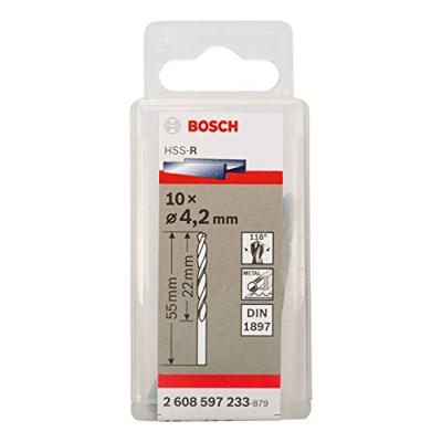 Bosch Accessories 2608597248 HSS Metaal-spiraalboor 5.7 mm Gezamenlijke lengte 66 mm Rollenwals DIN 1897 Cilinderschacht 10 stuk(s)