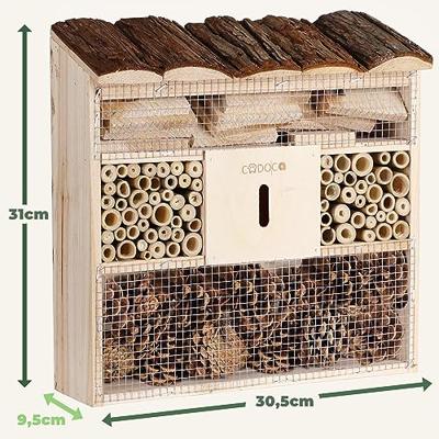 Insectenhotel nestkastje 30,5x9,5x31cm - thumbnail