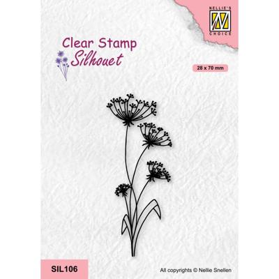 Nellie's Choice • silhouet clear stempels flowers-19