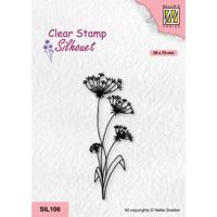 Nellie's Choice • silhouet clear stempels flowers-19 - thumbnail