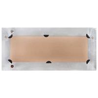 VidaXL Spiegel luchtvaartstijl 110x50 cm metaal - thumbnail