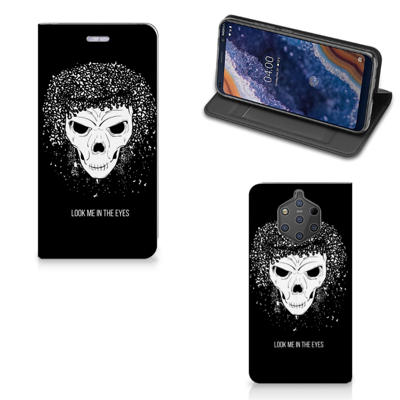 Mobiel BookCase Nokia 9 PureView Skull Hair Mobiel BookCase Nokia 9 PureView Skull Hair